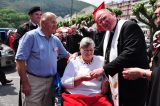 2011 Lourdes Pilgrimage - Archbishop Dolan with Malades (179/267)